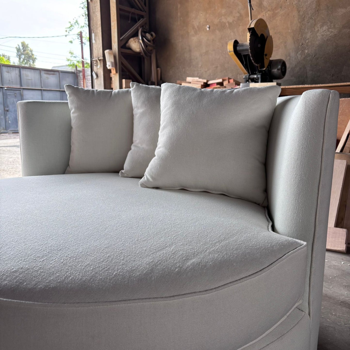 Sillón Argos en tela Lino
