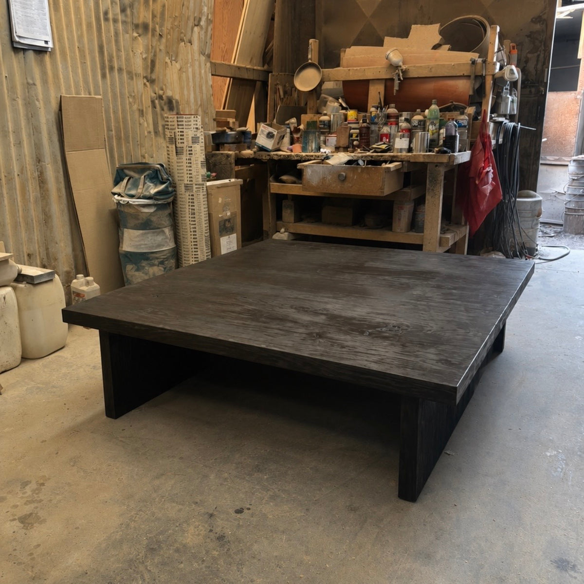 Mesa de centro roble black