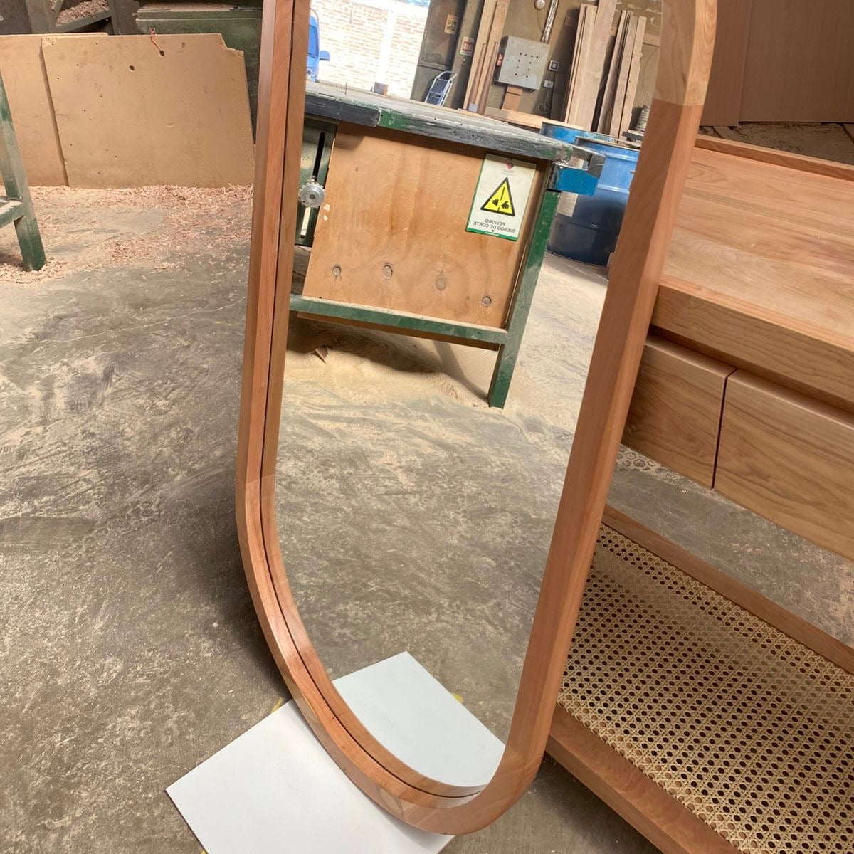 Espejo Oval en lenga