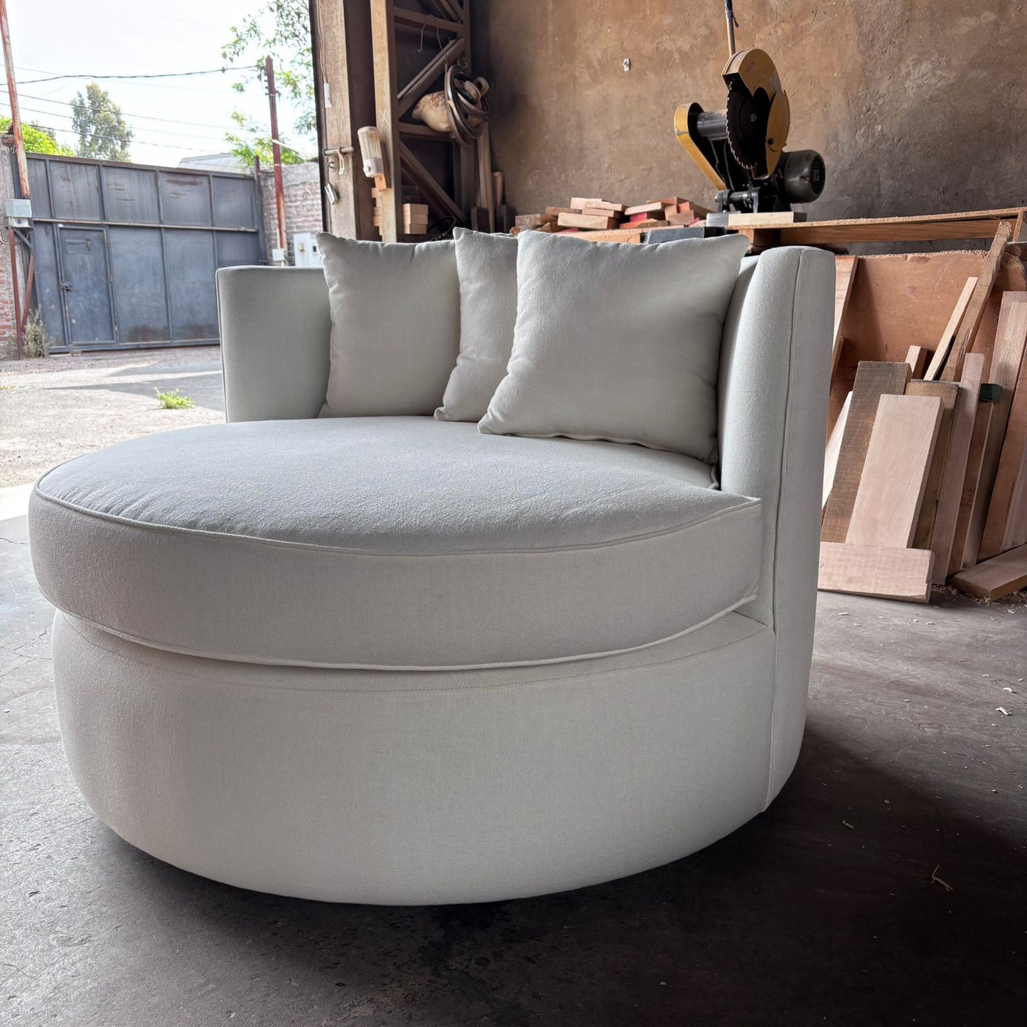Sillón Argos en tela Lino