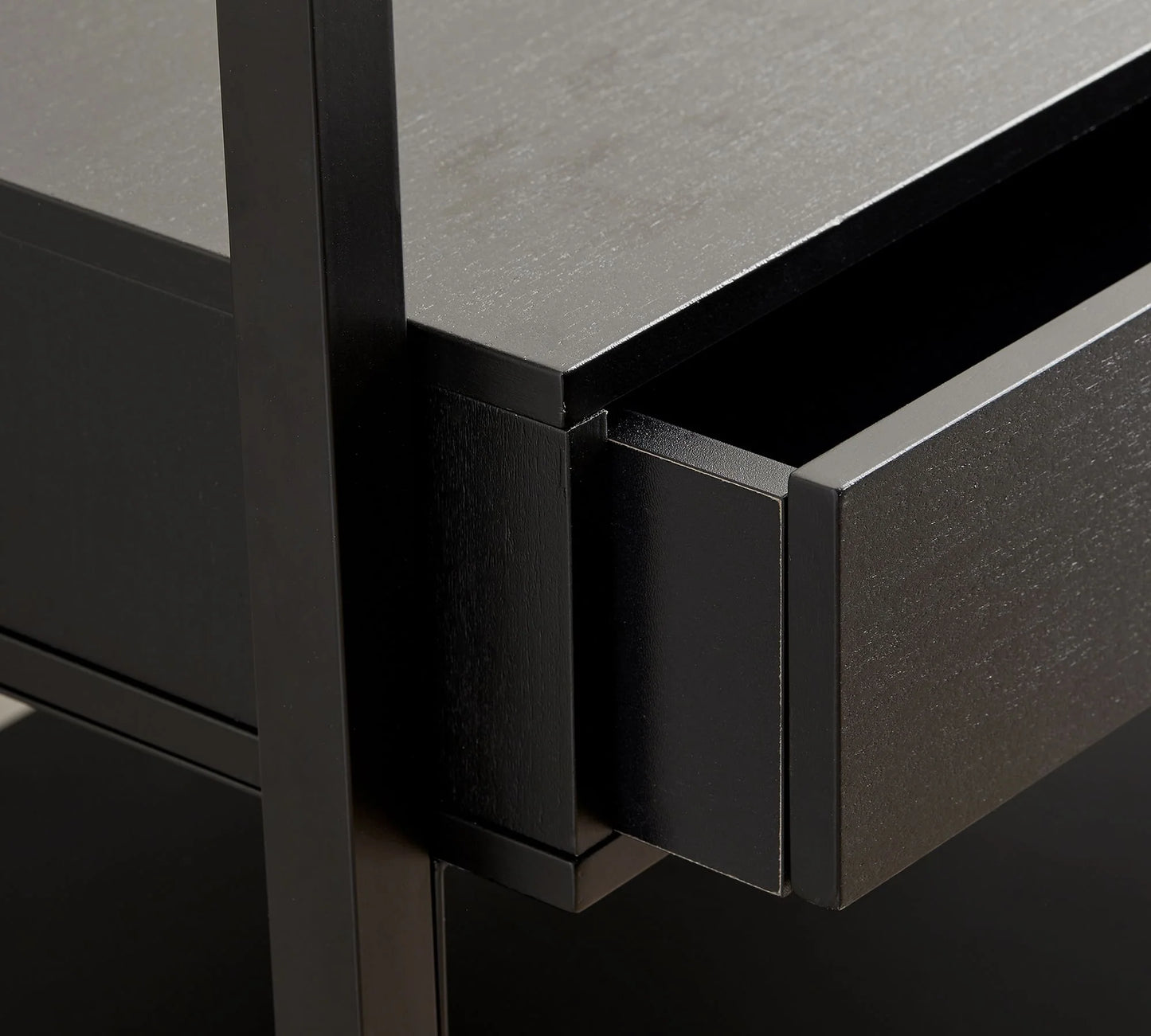 Zapatero 4 niveles metal abedul black