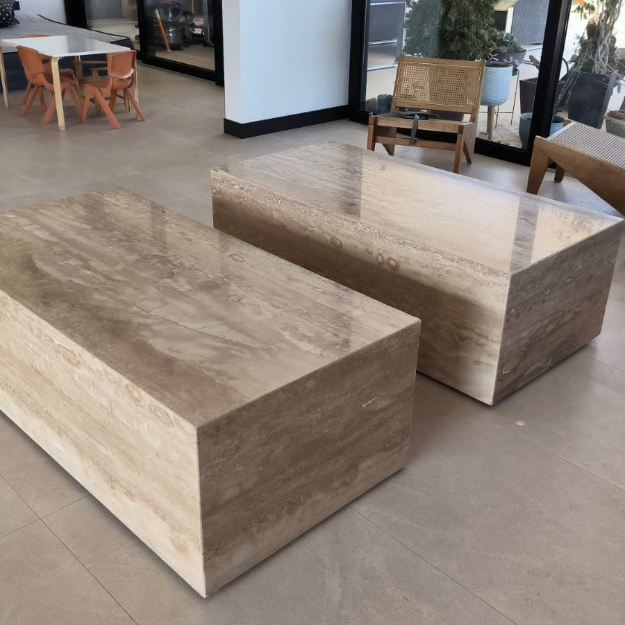 Mesa de centro cubo Mármol