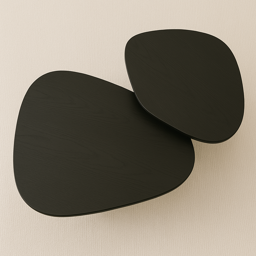 Mesas de centro nido en castaño black