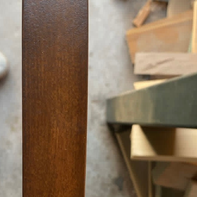 Espejo en madera de lenga teñida