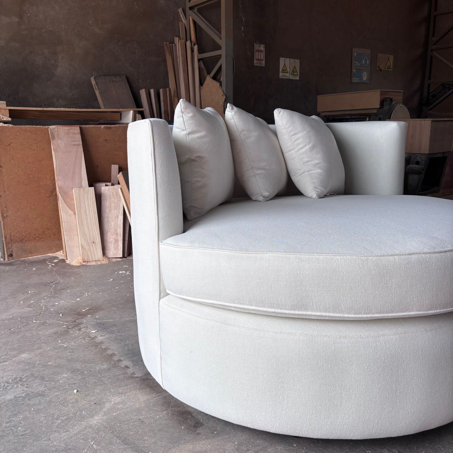 Sillón Argos en tela Lino