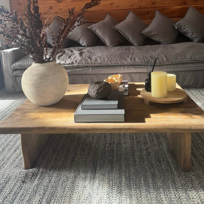 Mesa de Centro Roble Rústico ll