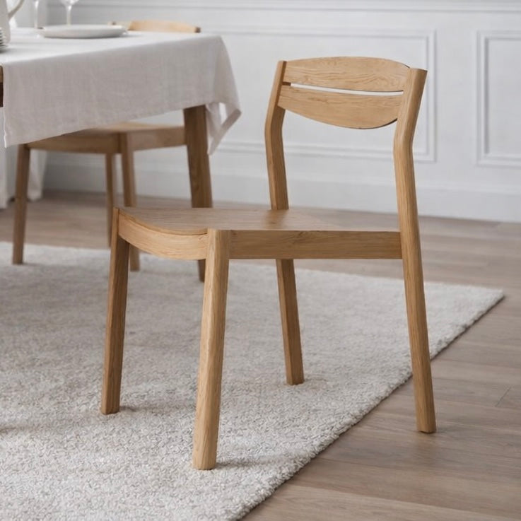 Silla en roble americano