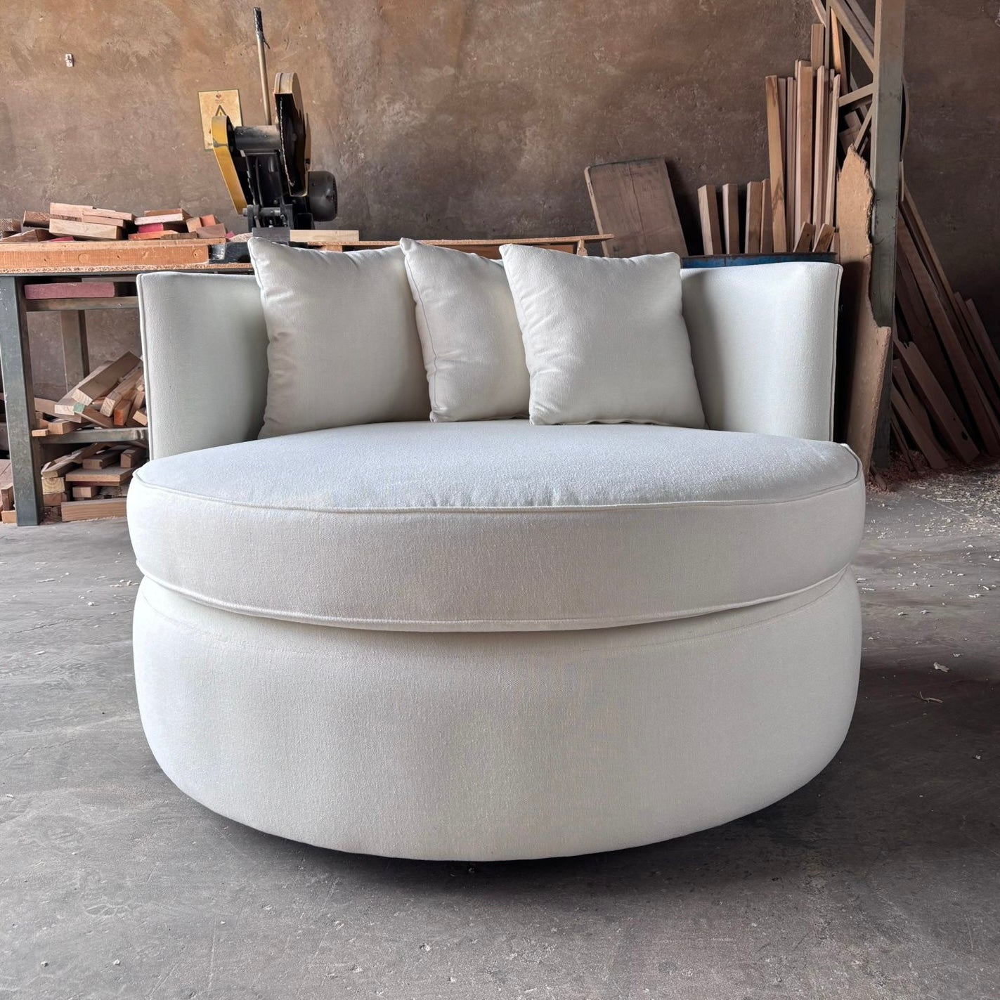 Sillón Argos en tela Lino