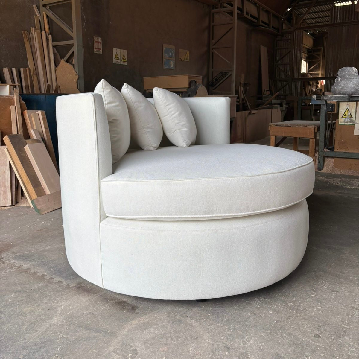 Sillón Argos en tela Lino