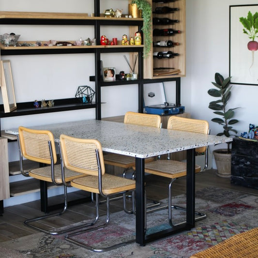 Mesa de comedor en terrazo MCOS13