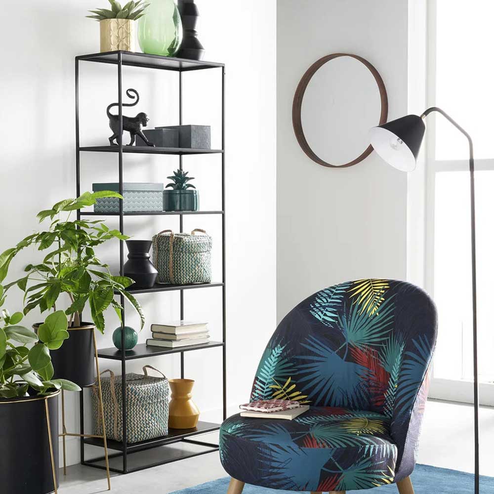 Repisa 6 nivel Metal black