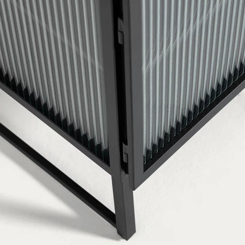 RACK SCANALATO 180 | GLASS METAL