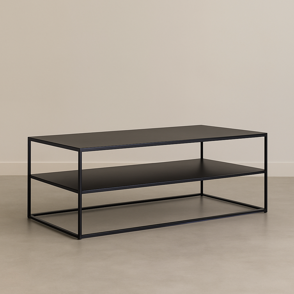 Mesa de centro doble bandeja