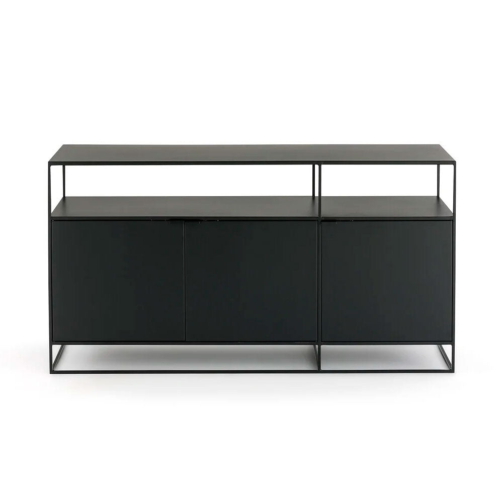 Buffet Arrimo 3 Puertas Metal Black