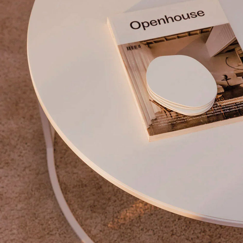 Mesa de centro 60 metal white