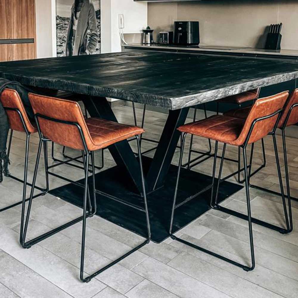 Comedor industrial black cuadrado