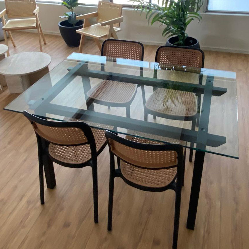 Comedor Vidrio y Fierro