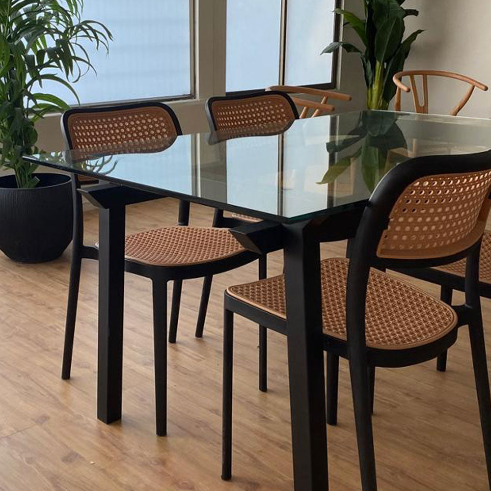 Comedor Vidrio y Fierro