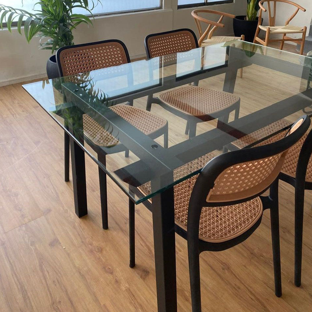 Comedor Vidrio y Fierro