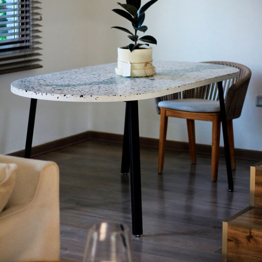 Mesa de comedor en terrazo MCOS01