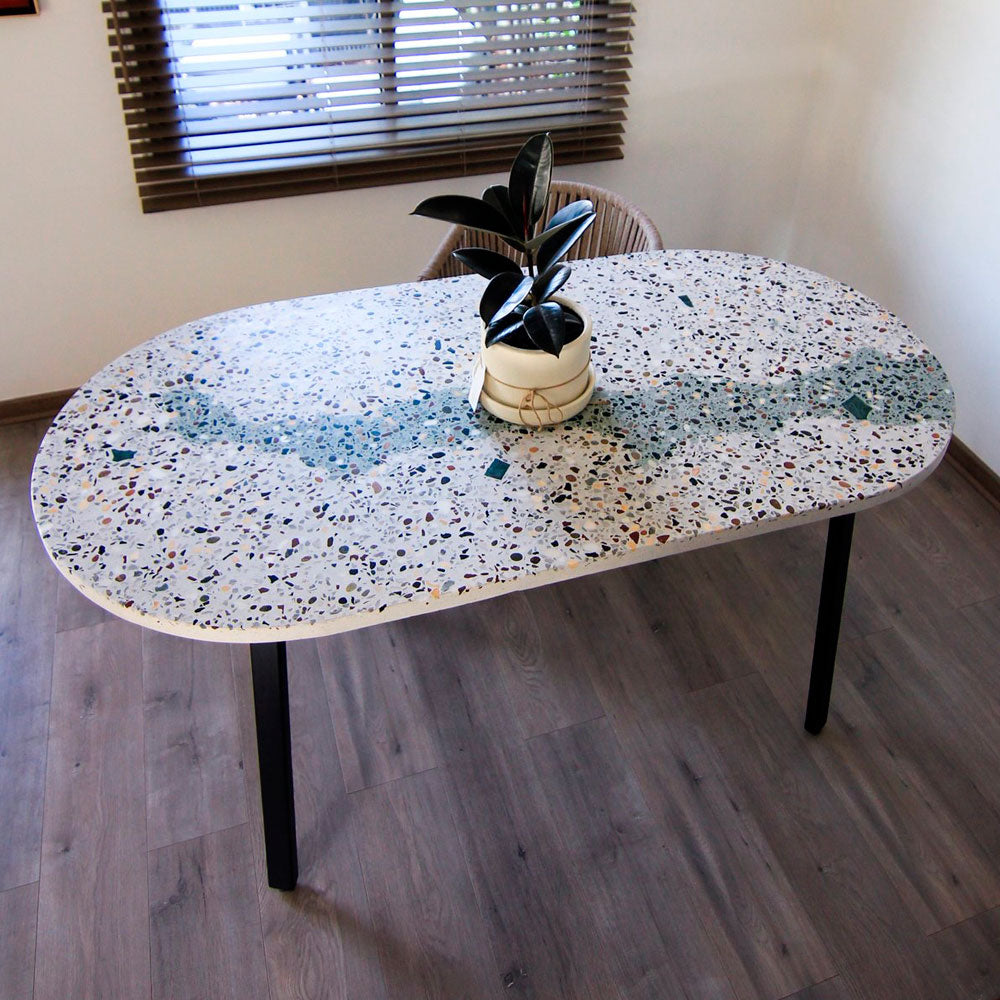 Mesa de comedor en terrazo MCOS01