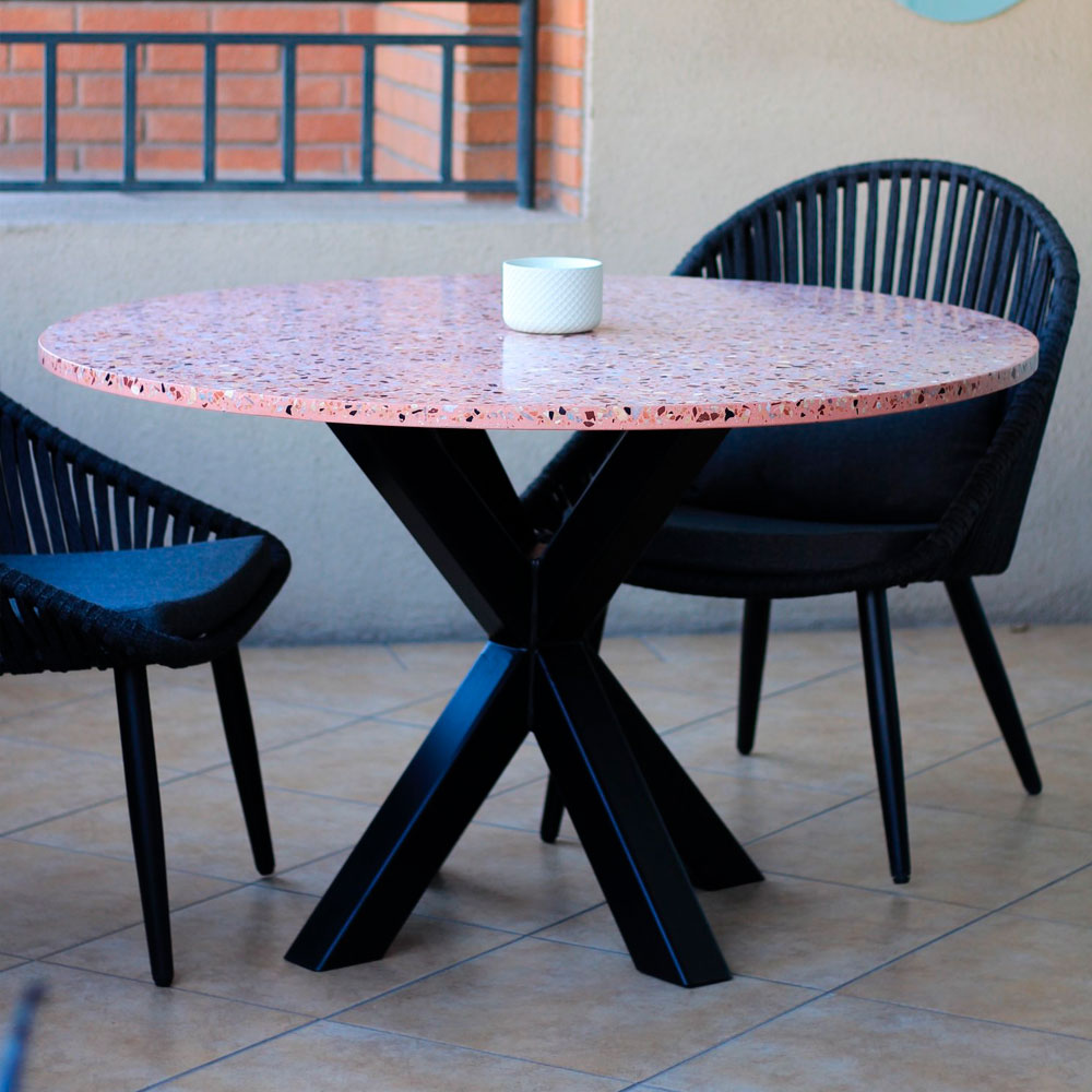 Mesa de comedor en terrazo MCOS05