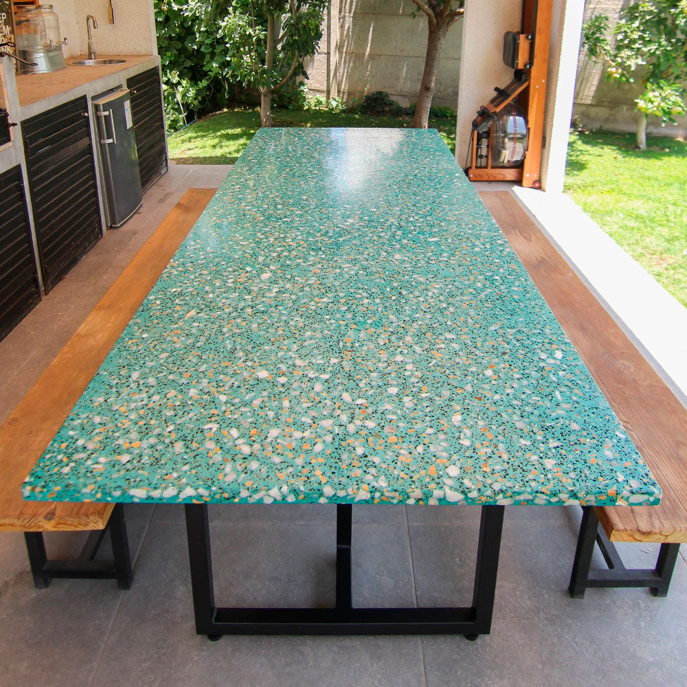 Mesa de comedor en terrazo MCOS10