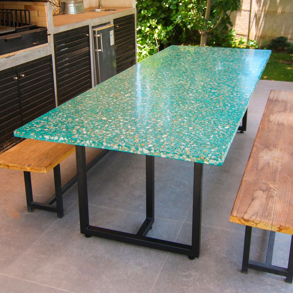 Mesa de comedor en terrazo MCOS10