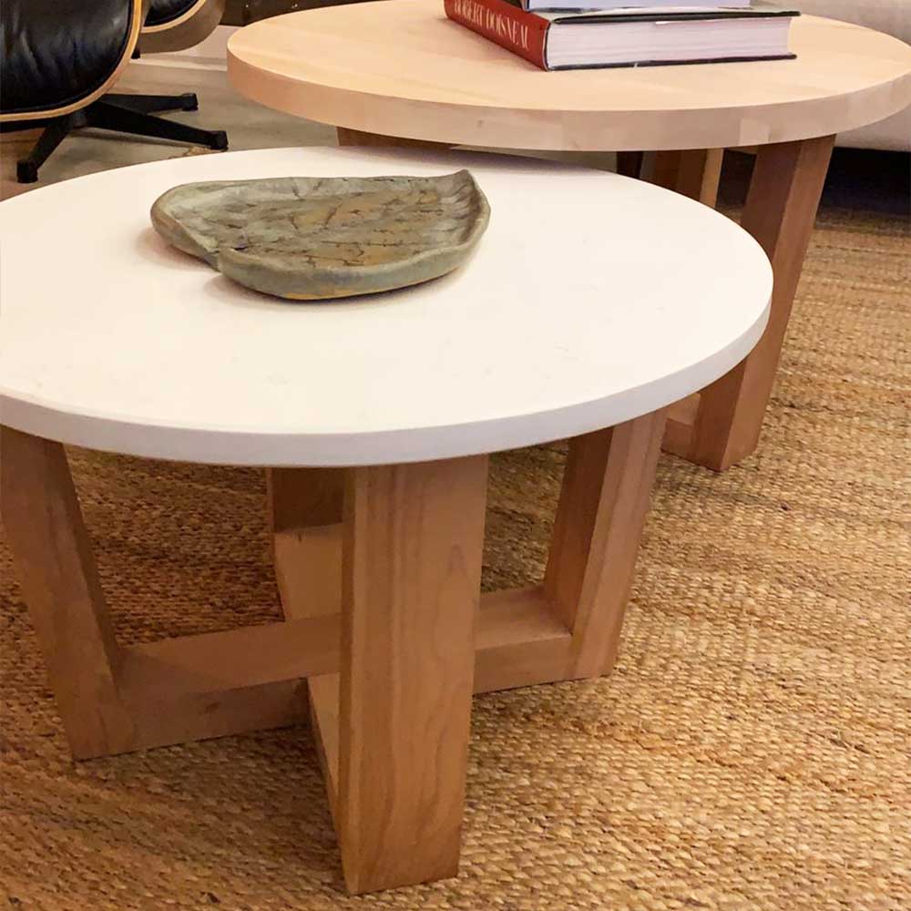 Mesa de Centro Nido en Lenga y Granito