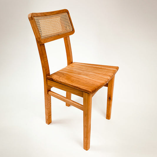Silla trama con junco