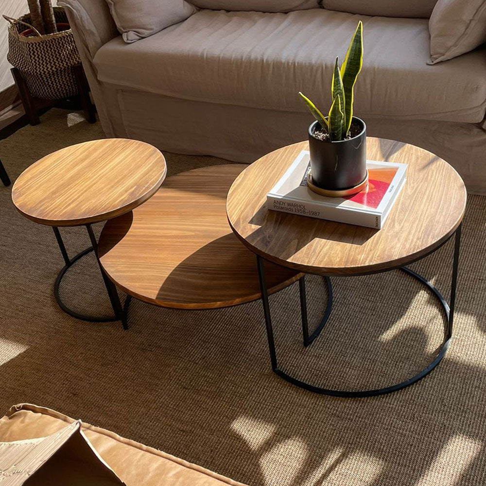 Mesas de Centro Set Triple Nido