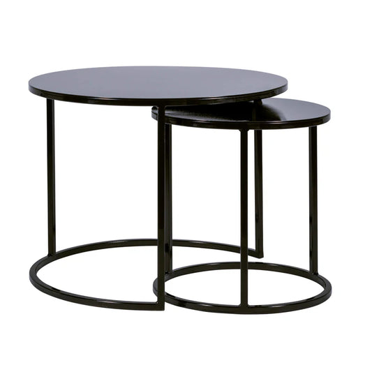 Mesa de centro nido metal black