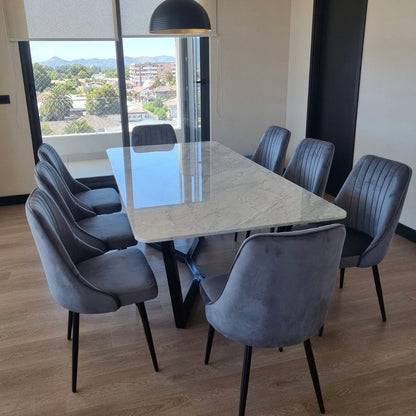 Mesa Comedor mármol Y Black