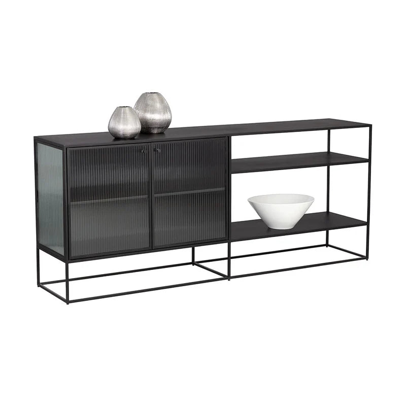 Buffet Eclissio metal y vidrio