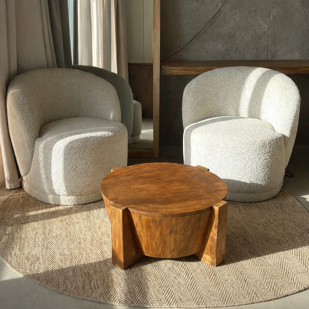 Mesa de Centro Luxe en lenga teñida