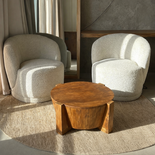 Mesa de Centro Luxe en lenga teñida