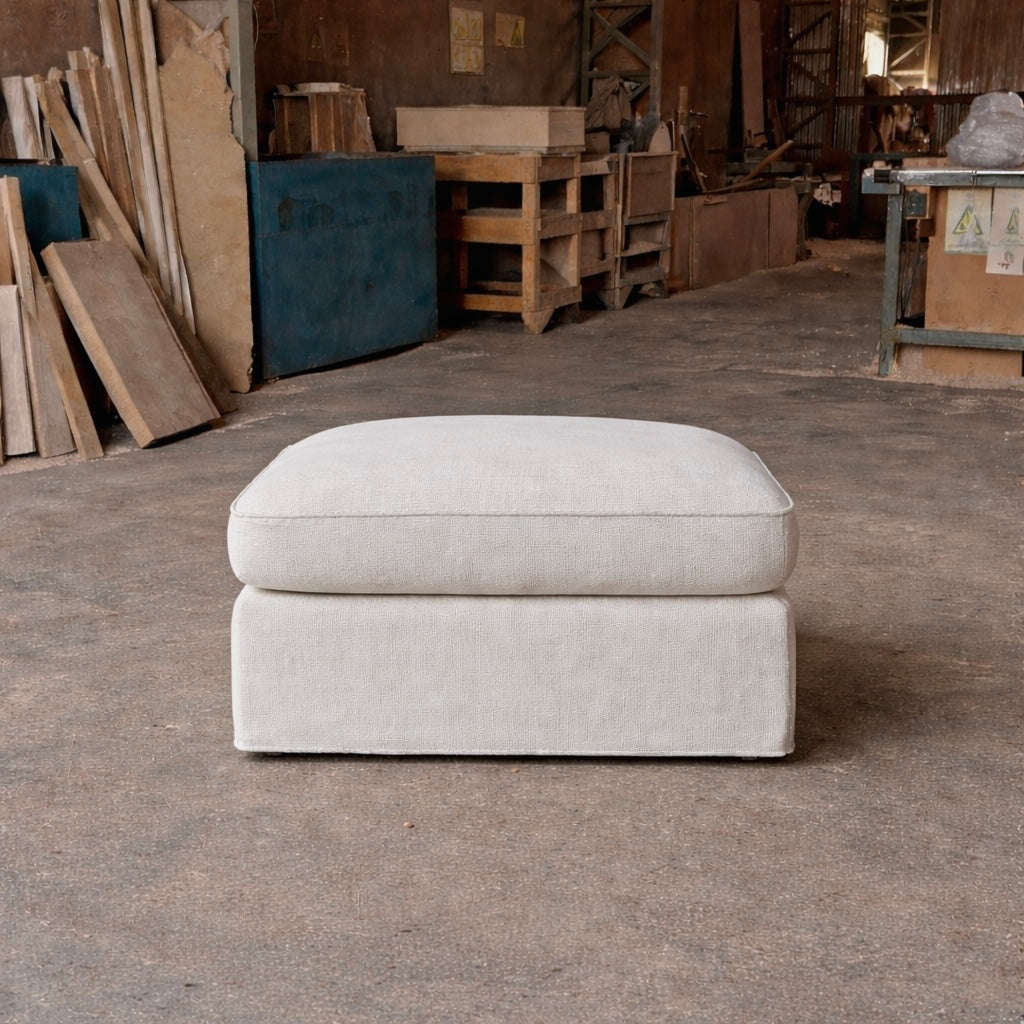 Pouf Creta en Lino S