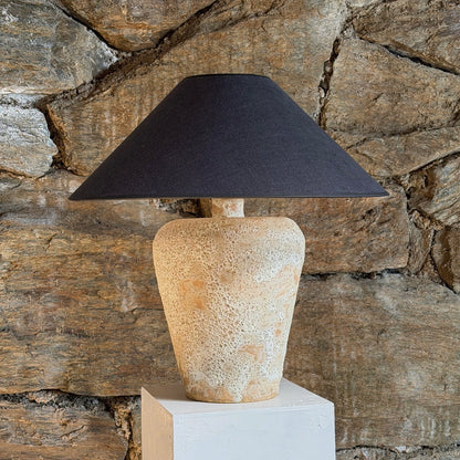 Lámpara de mesa Black Sal cerámica gres