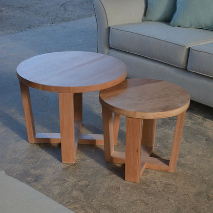 Mesa de centro nido en lenga natural