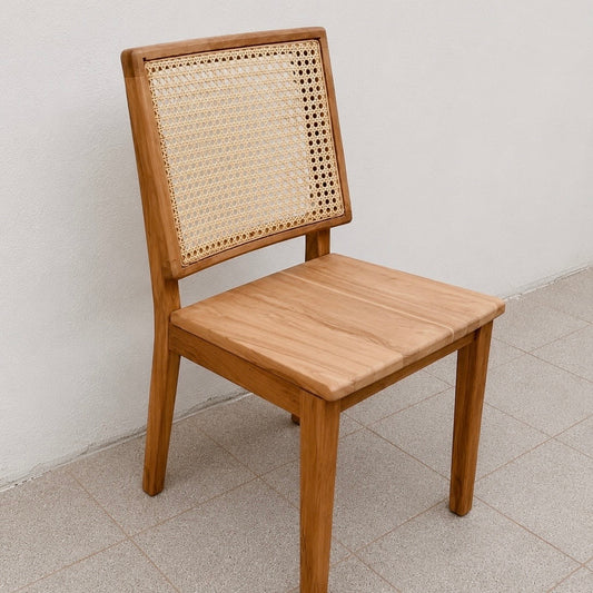Silla trama en coigue  y junco II