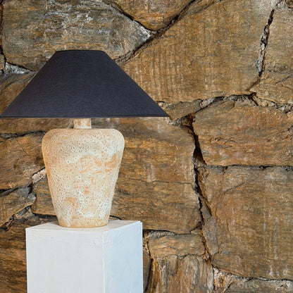 Lámpara de mesa Black Sal cerámica gres