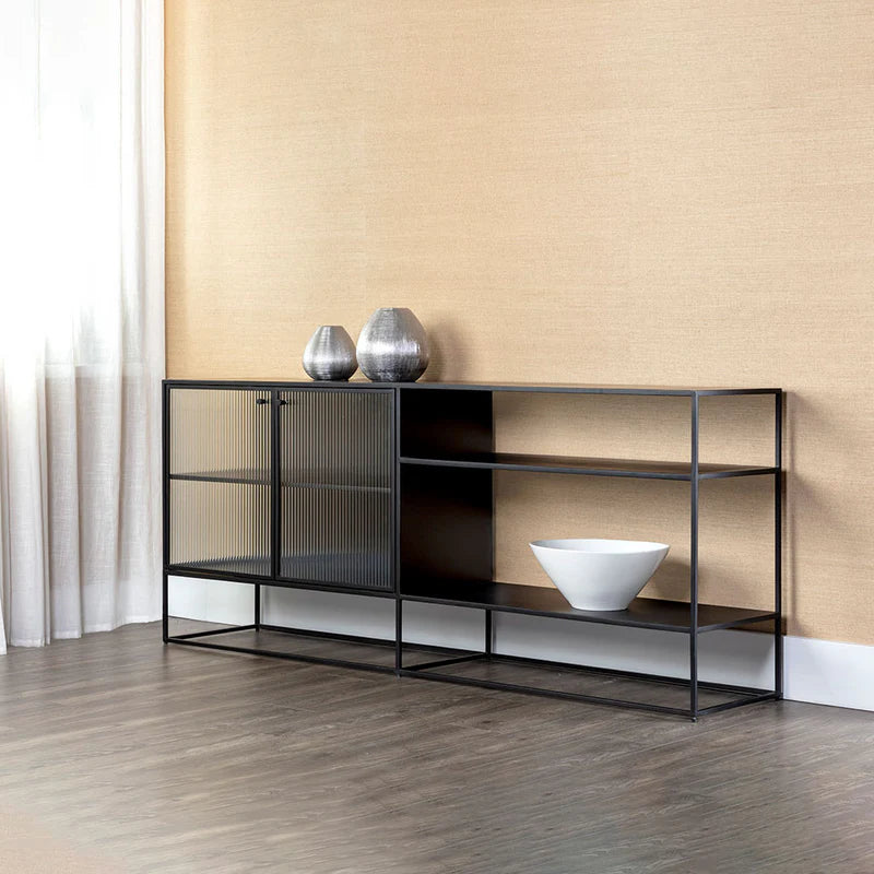 Buffet Eclissio metal y vidrio