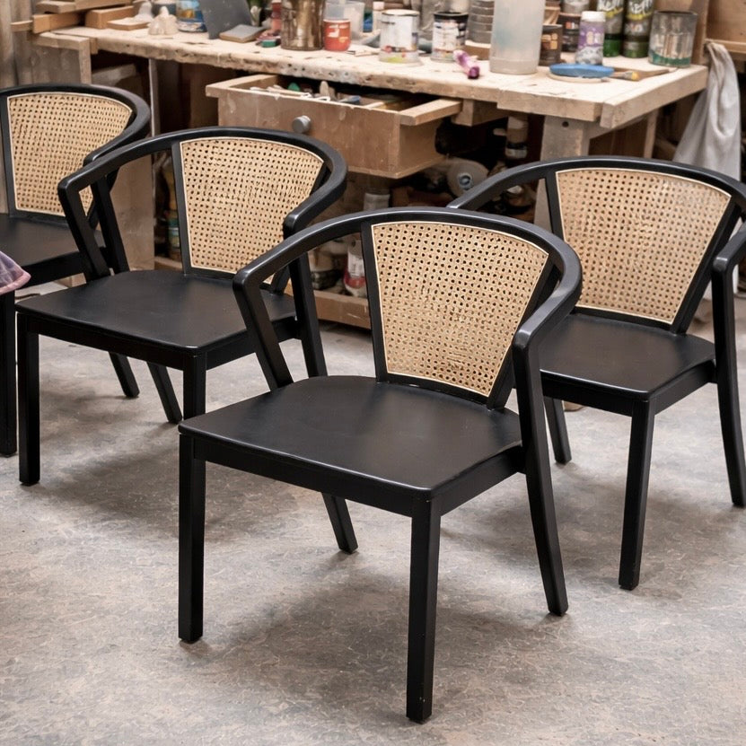 Silla en lenga black Bolonia