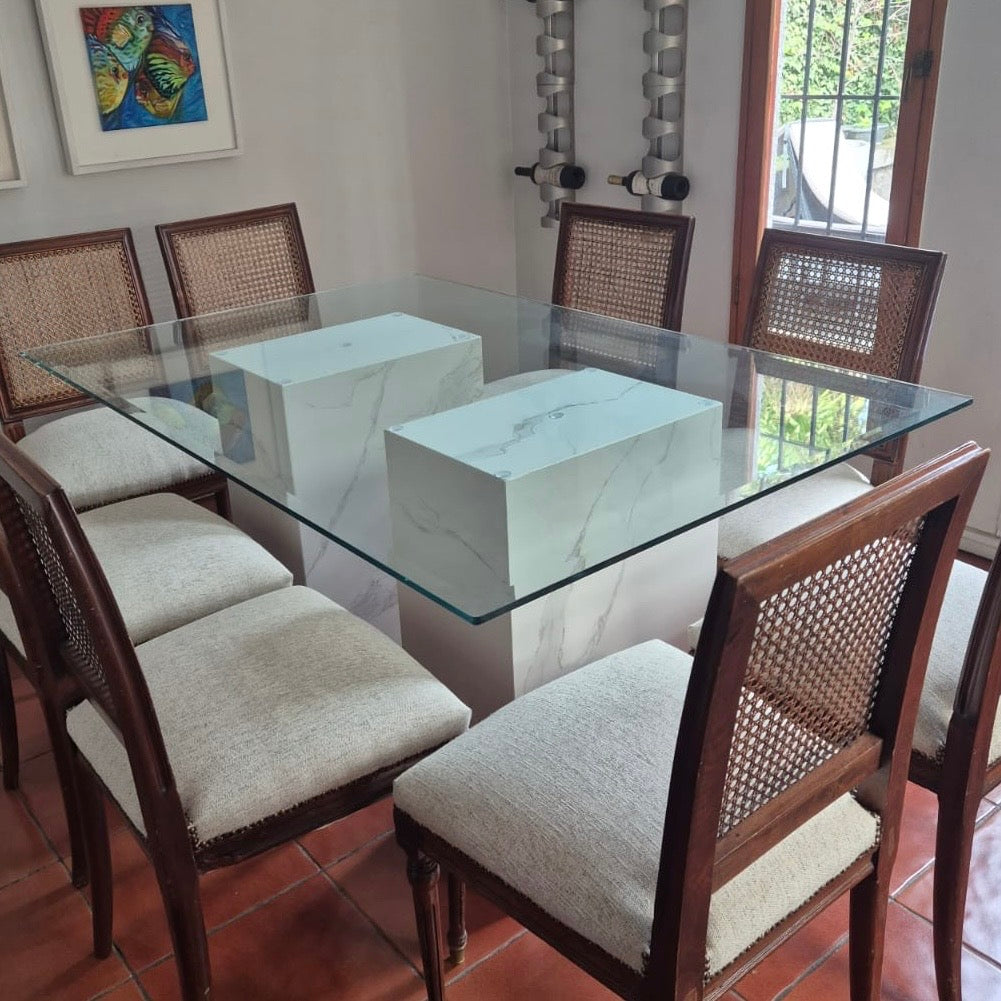 Mesa de Comedor Marmol Contemporaneo II