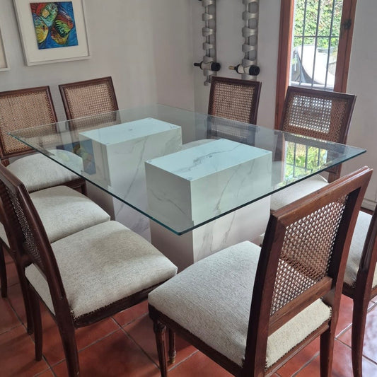 Mesa de Comedor Marmol Contemporaneo II