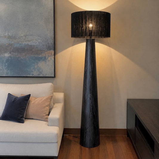 Base de Lámpara en roble americano black