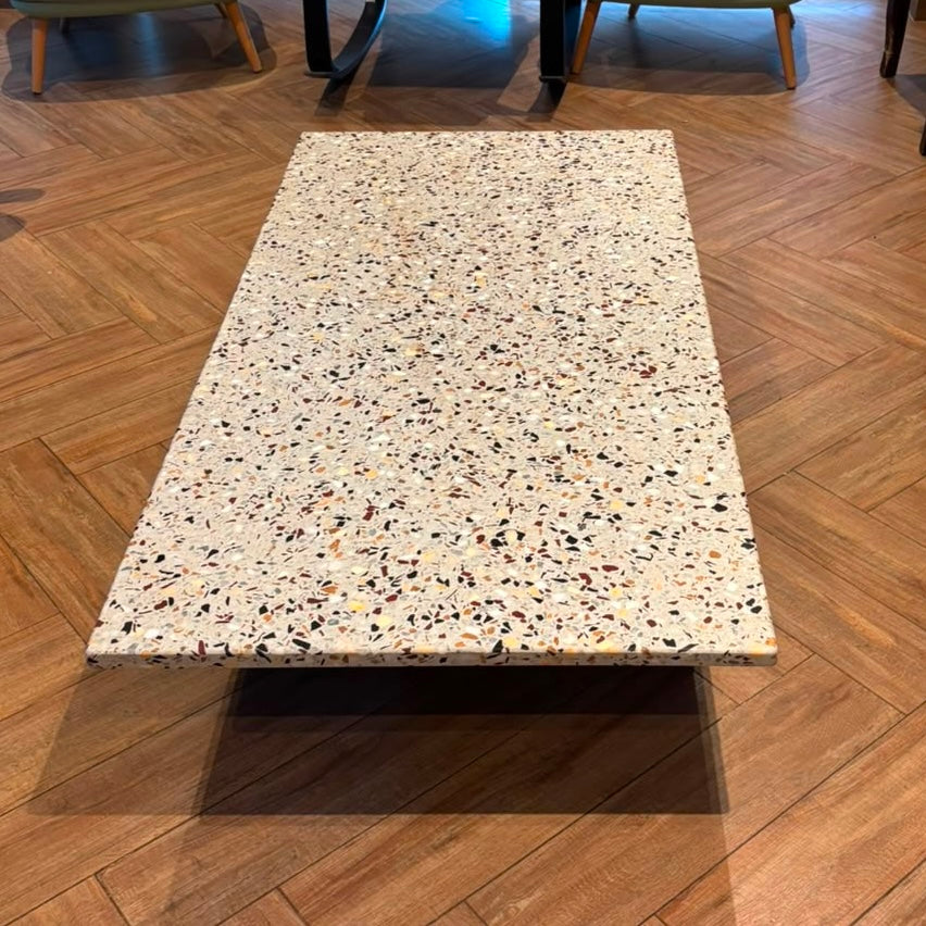 Mesa de centro en terrazo y roble MCS06