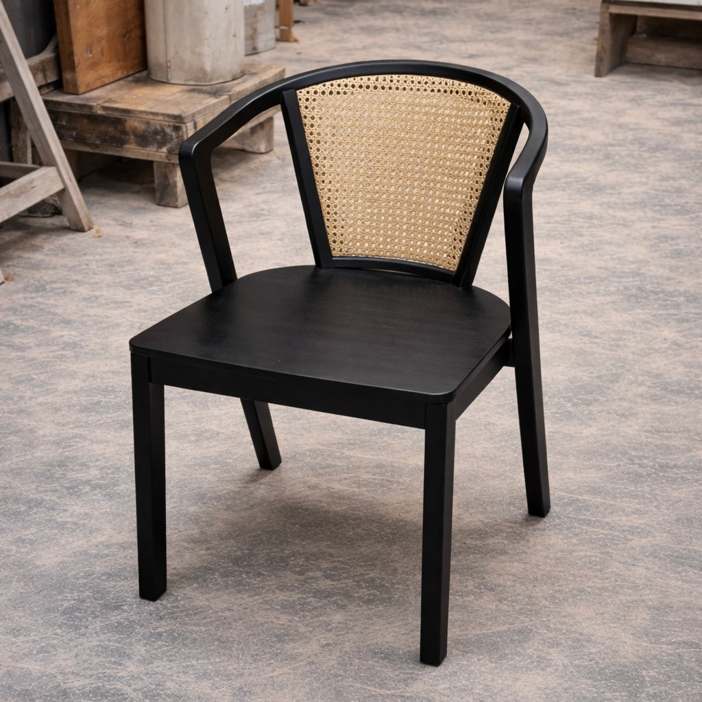 Silla en lenga black Bolonia