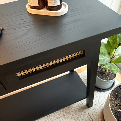 Arrimo black en roble americano