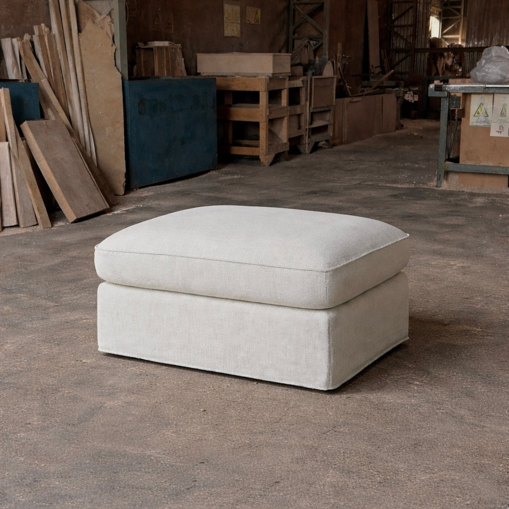 Pouf Creta en Lino S